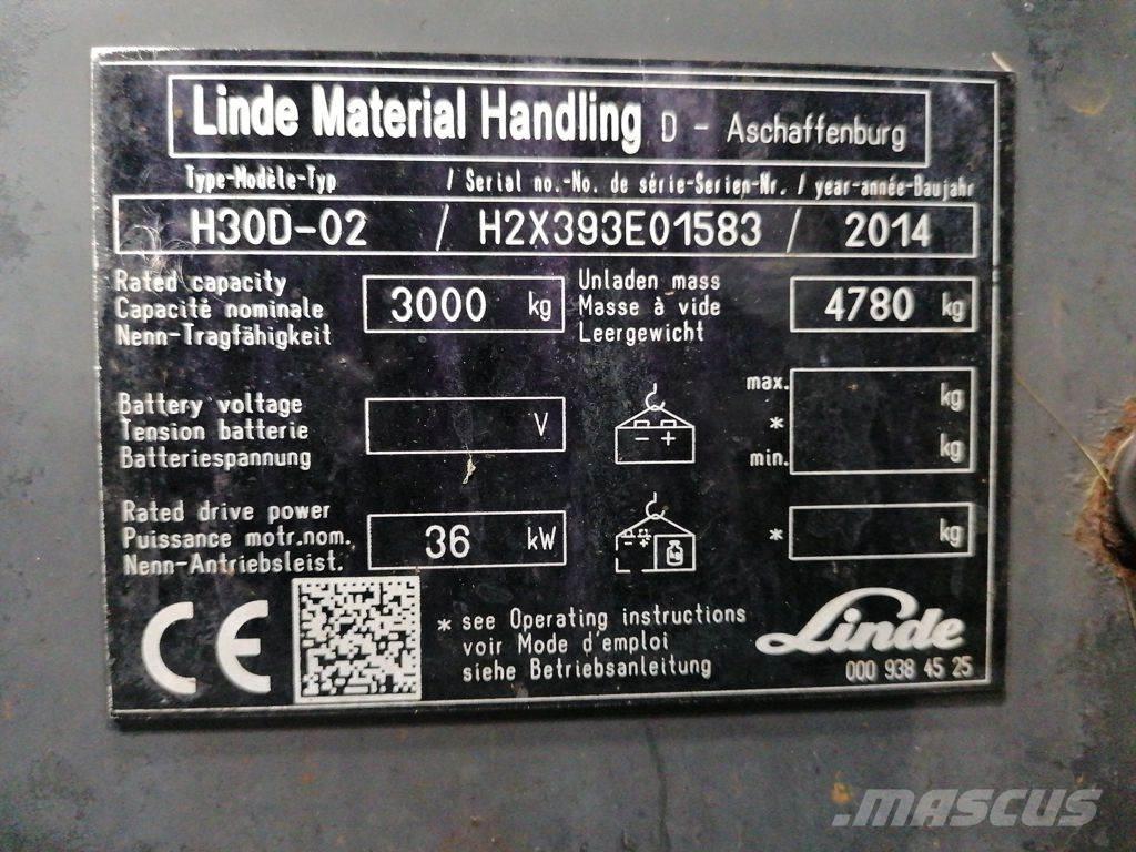 Linde H30D-02 Dieselové vozíky