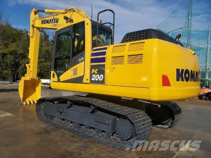 Komatsu PC 200 Pásová rýpadla