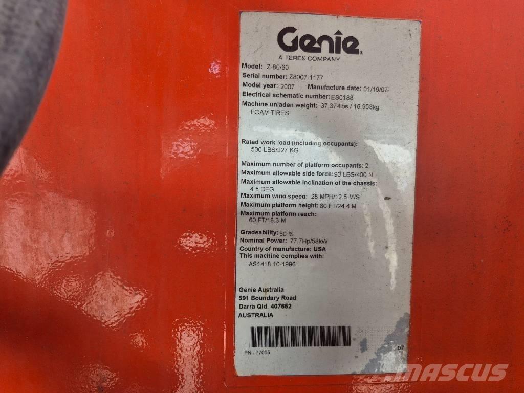 Genie Z 80/60 Kloubové plošiny