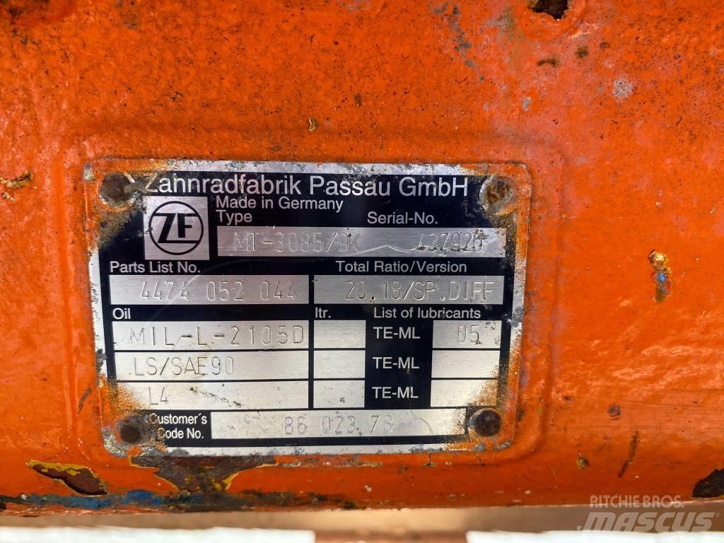 ZF MT-3085/DK Nápravy