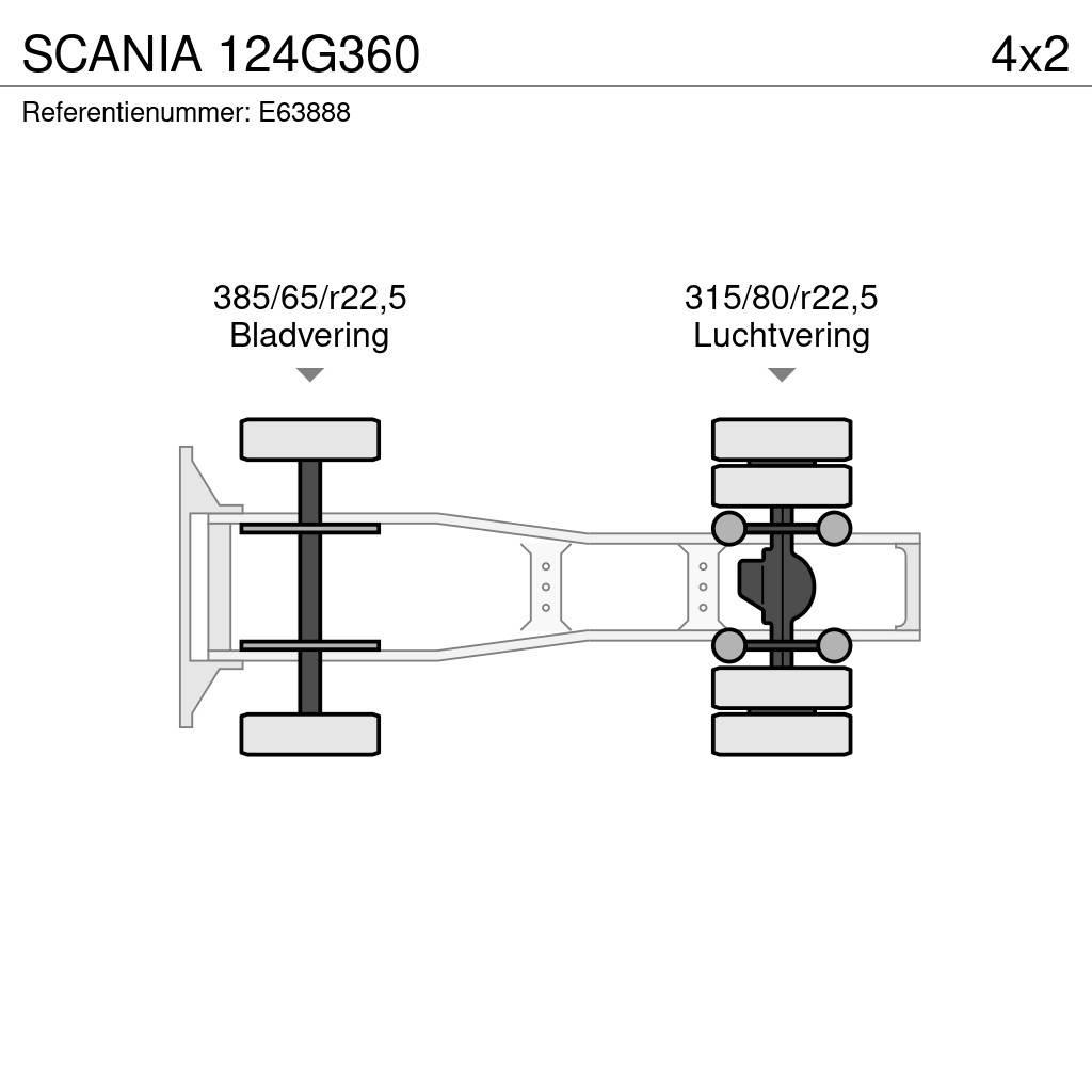 Scania 124G360 Tahače
