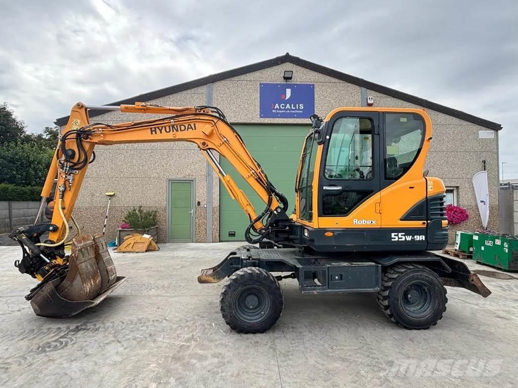 Hyundai R55W-9A Kolová rýpadla