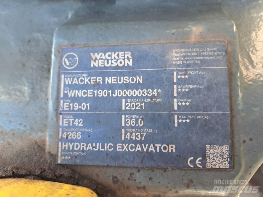 Wacker Neuson ET42 Pásová rýpadla