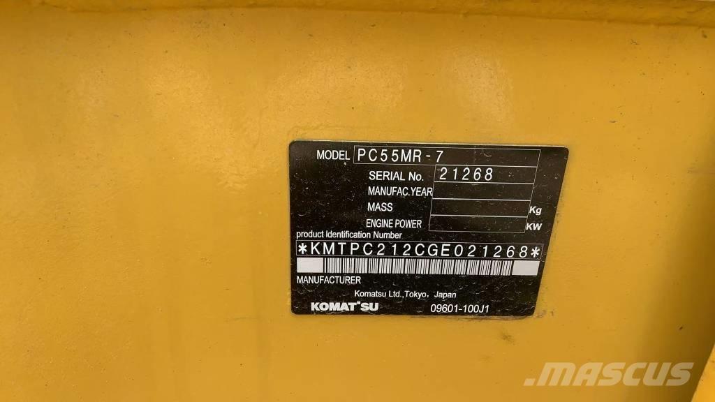 Komatsu PC 55 MR Pásová rýpadla