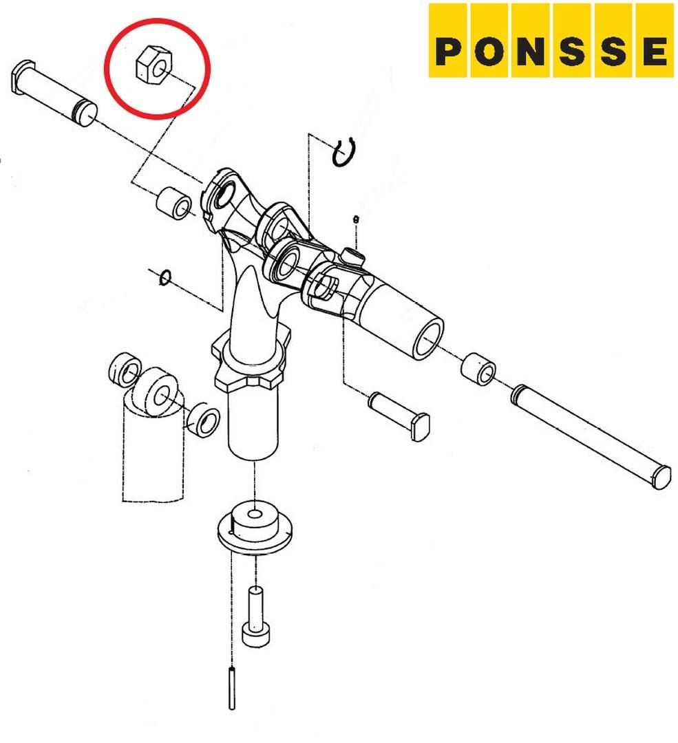 Ponsse 0008888 Podvozky a zavěšení kol