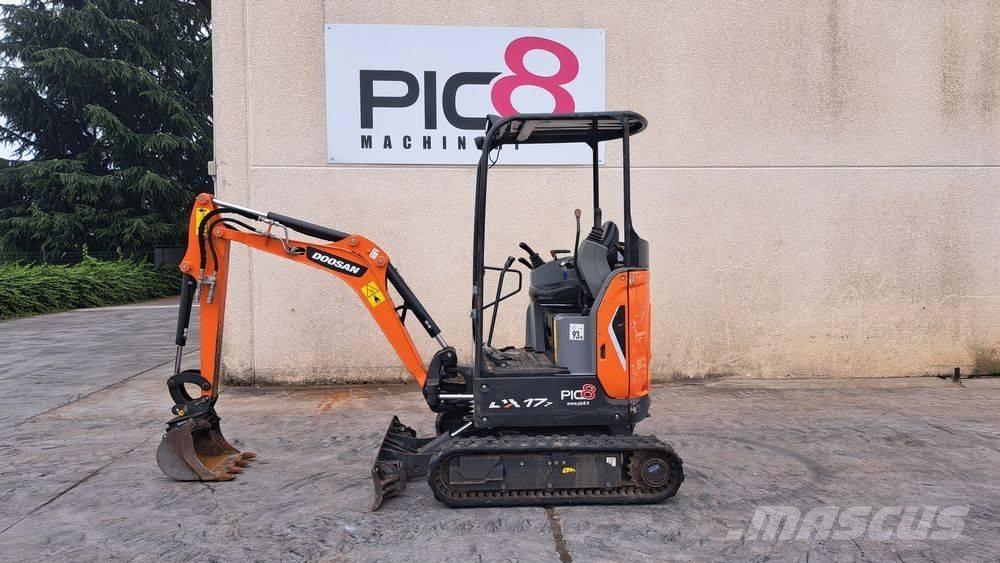 Doosan DX 17 Mini rýpadla < 7t