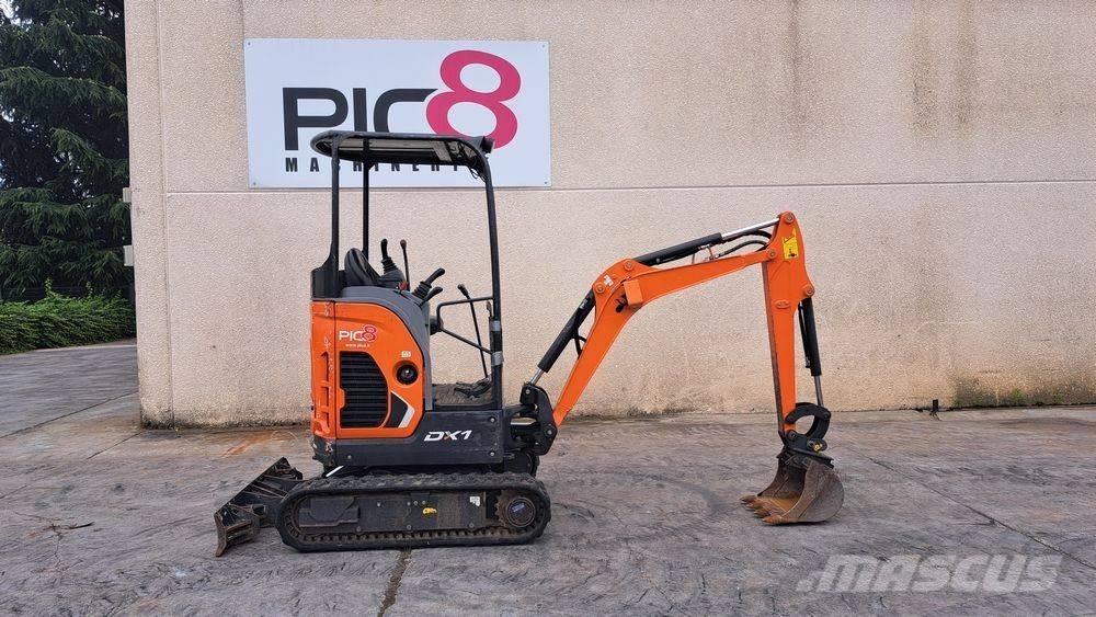 Doosan DX 17 Mini rýpadla < 7t