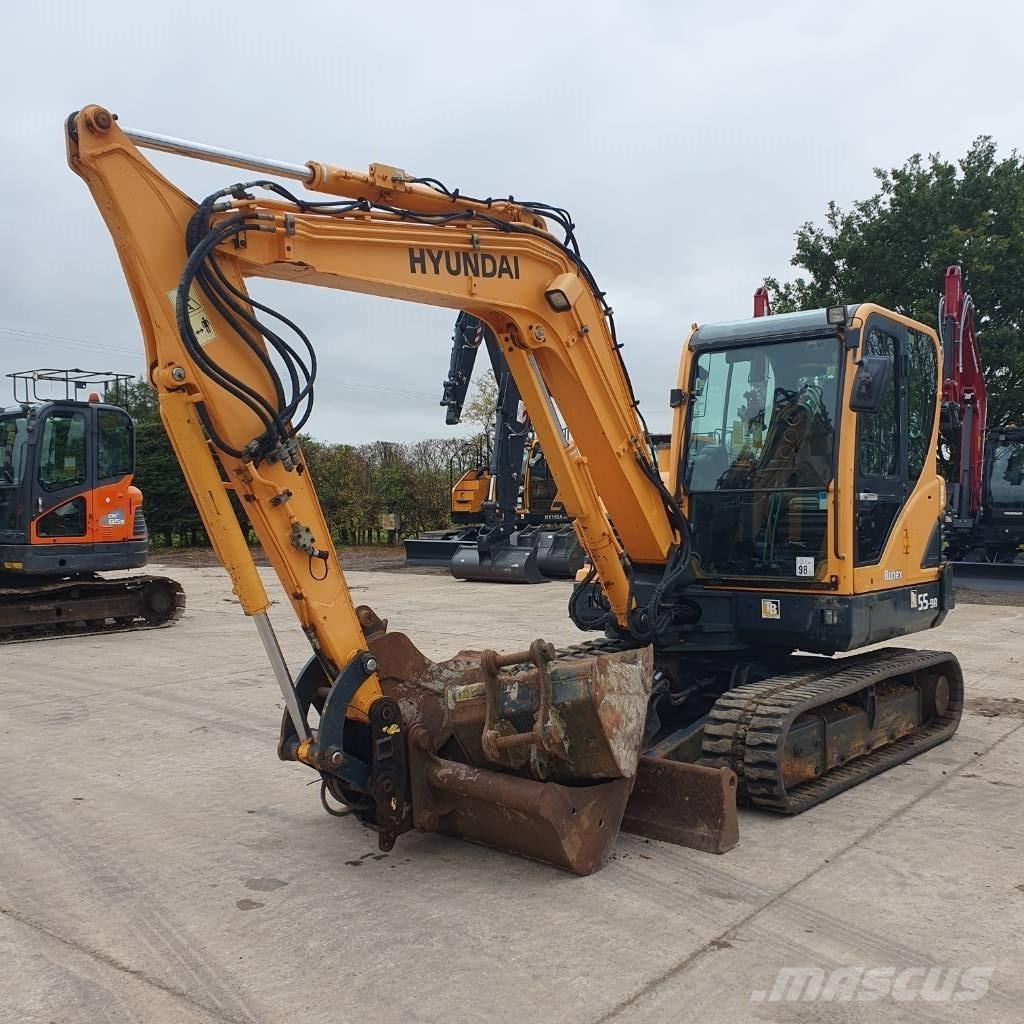 Hyundai R55 Mini rýpadla < 7t