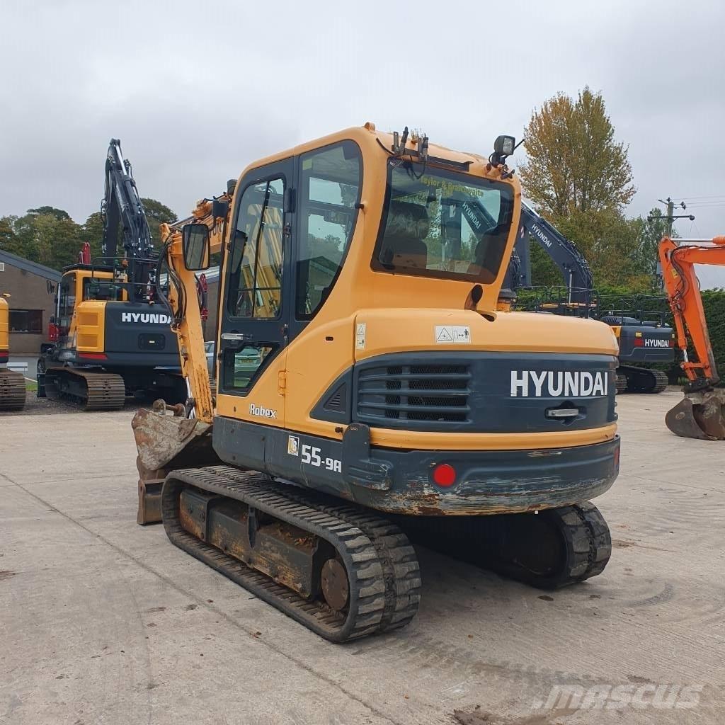Hyundai R55 Mini rýpadla < 7t