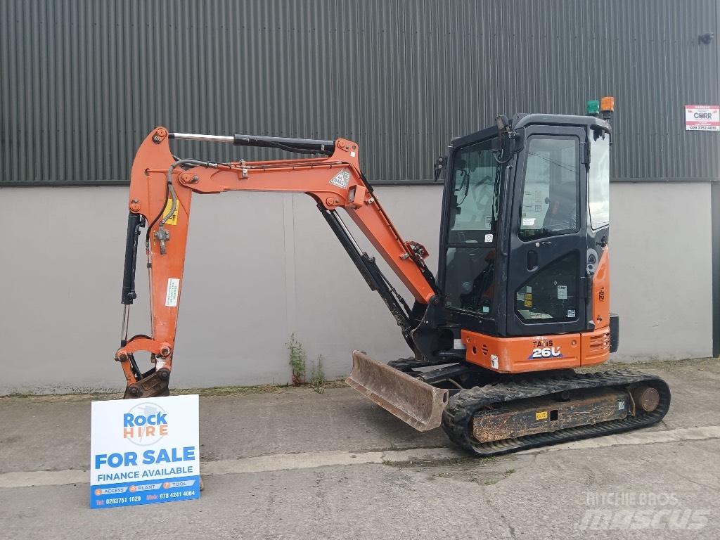 Hitachi ZX 26 U-6 Mini rýpadla < 7t