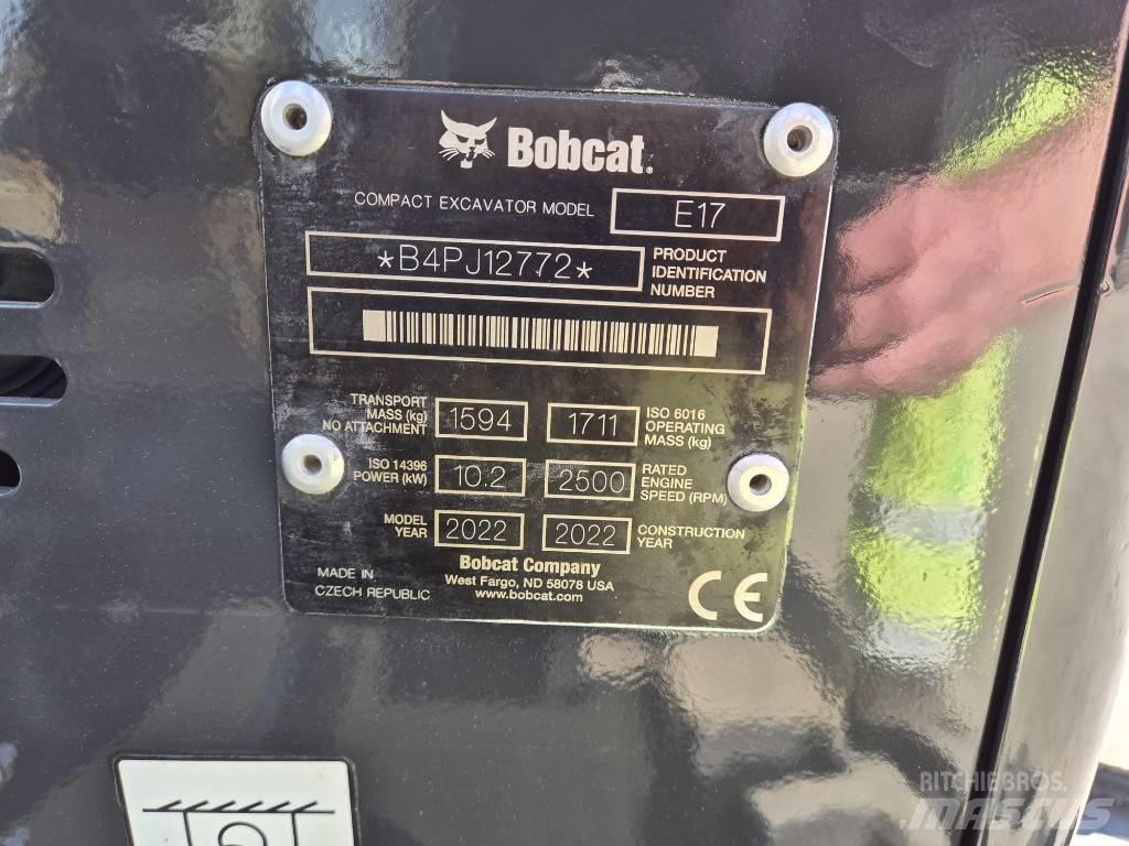 Bobcat E 17 Mini rýpadla < 7t