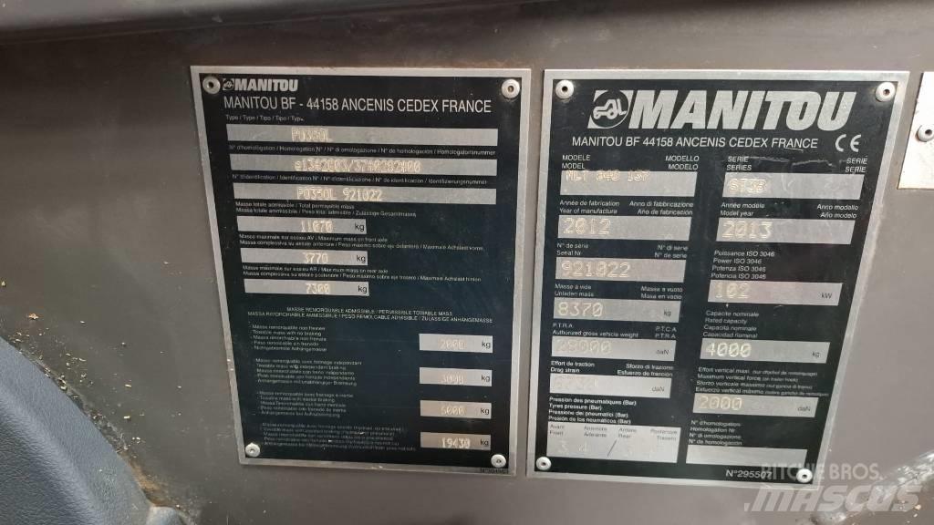 Manitou MLT 840-137 Teleskopické manipulátory