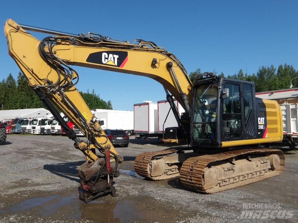 CAT 318 E L Pásová rýpadla