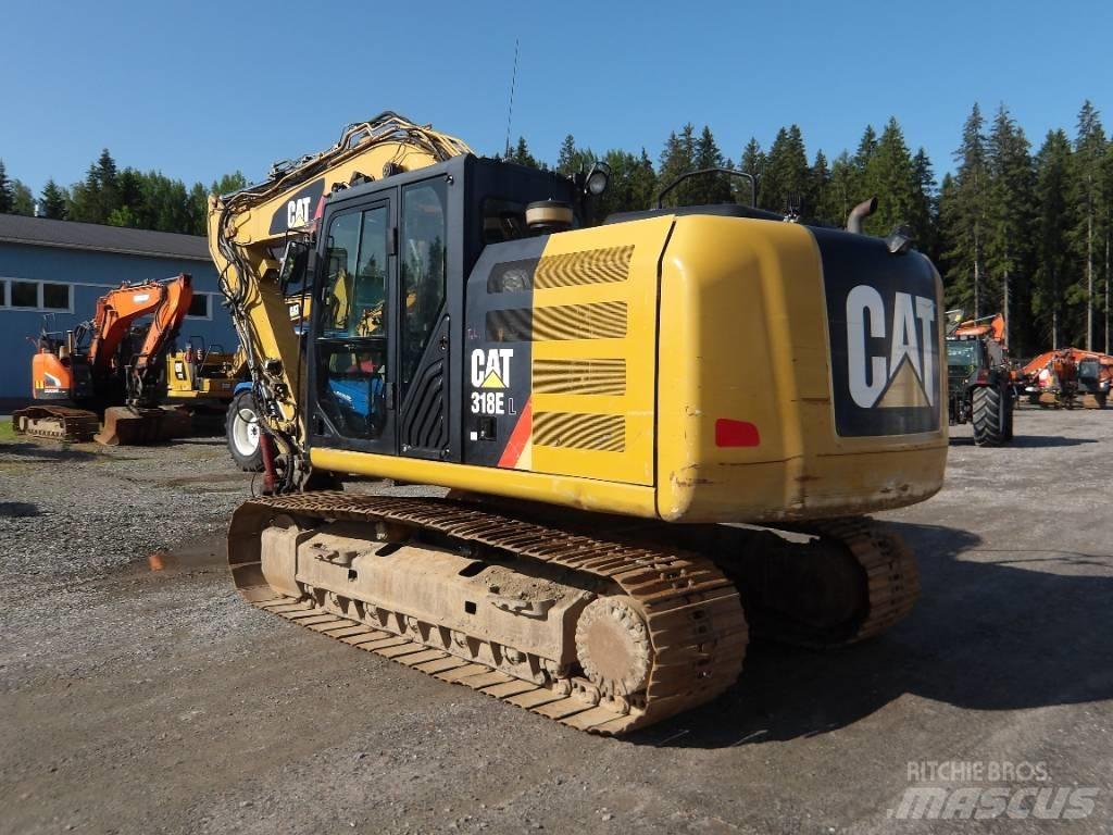 CAT 318 E L Pásová rýpadla