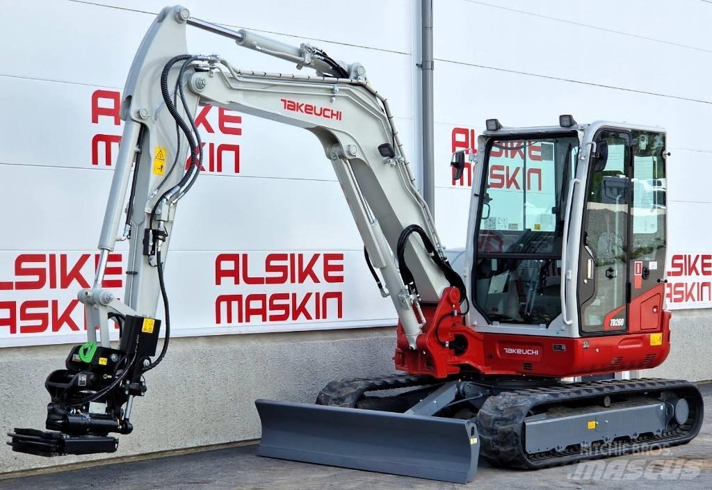 Takeuchi TB260 Mini rýpadla < 7t