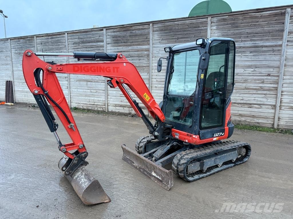 Kubota U 27-4 Mini rýpadla < 7t