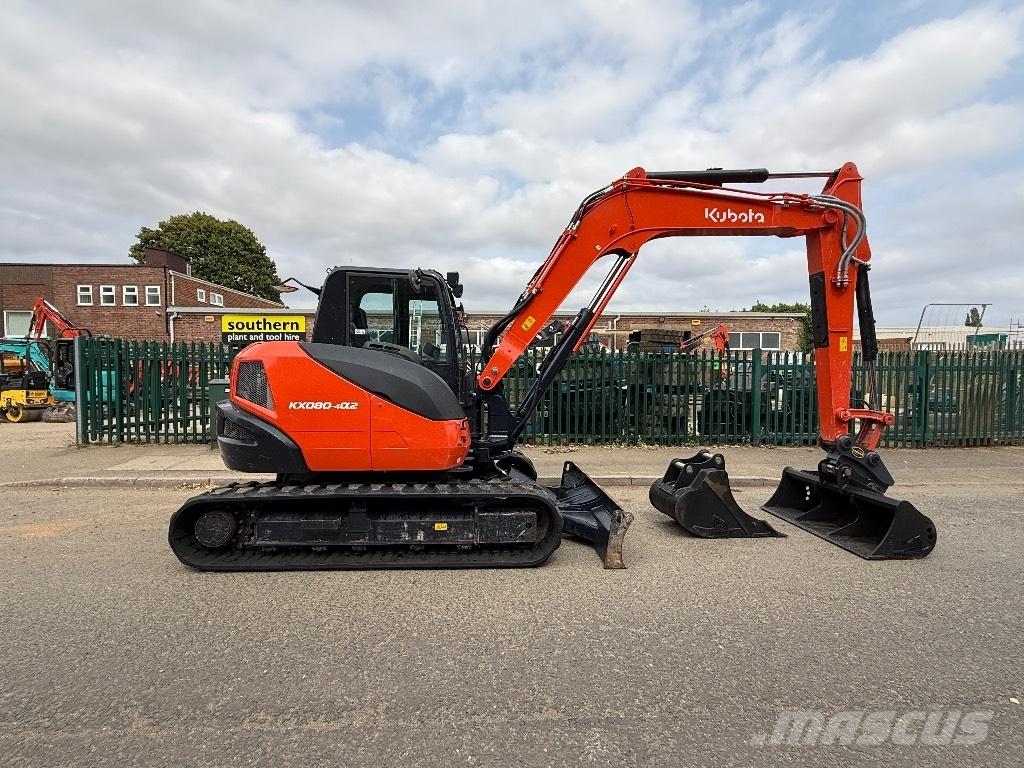 Kubota KX 080-4 Midi rýpadla 7t - 12t