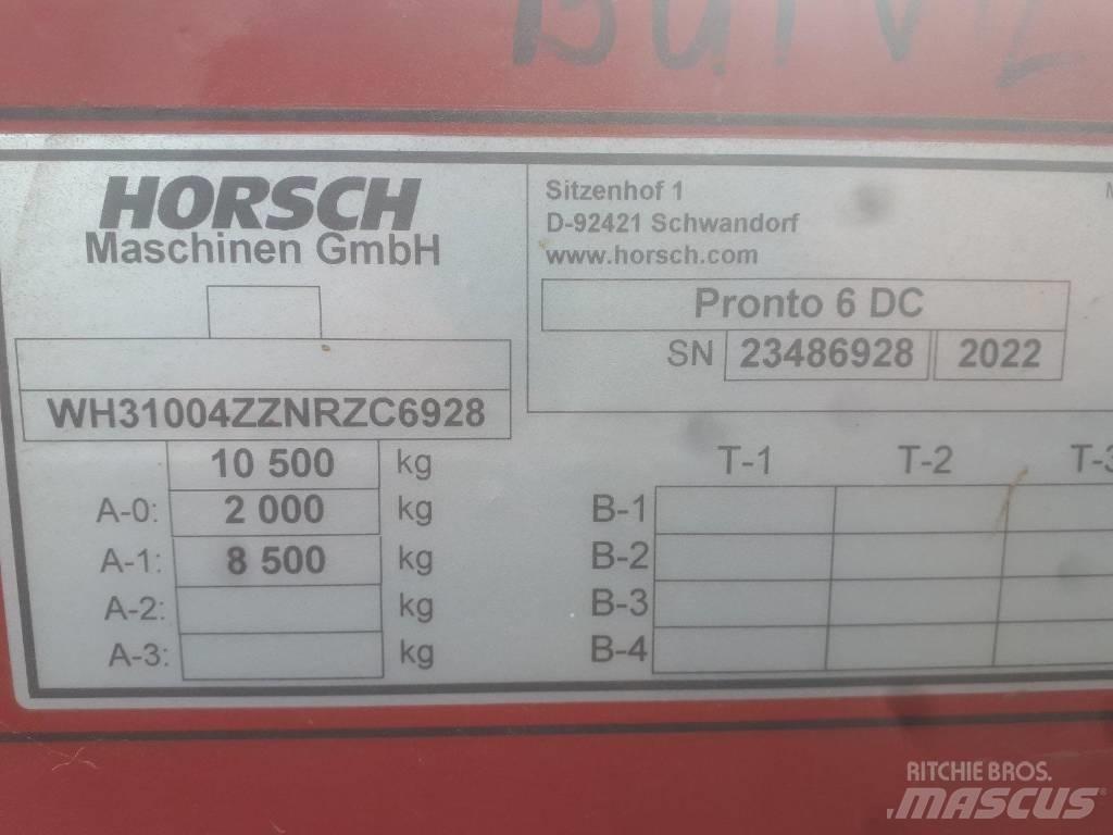 Horsch Pronto 6 DC Mechanické secí stroje