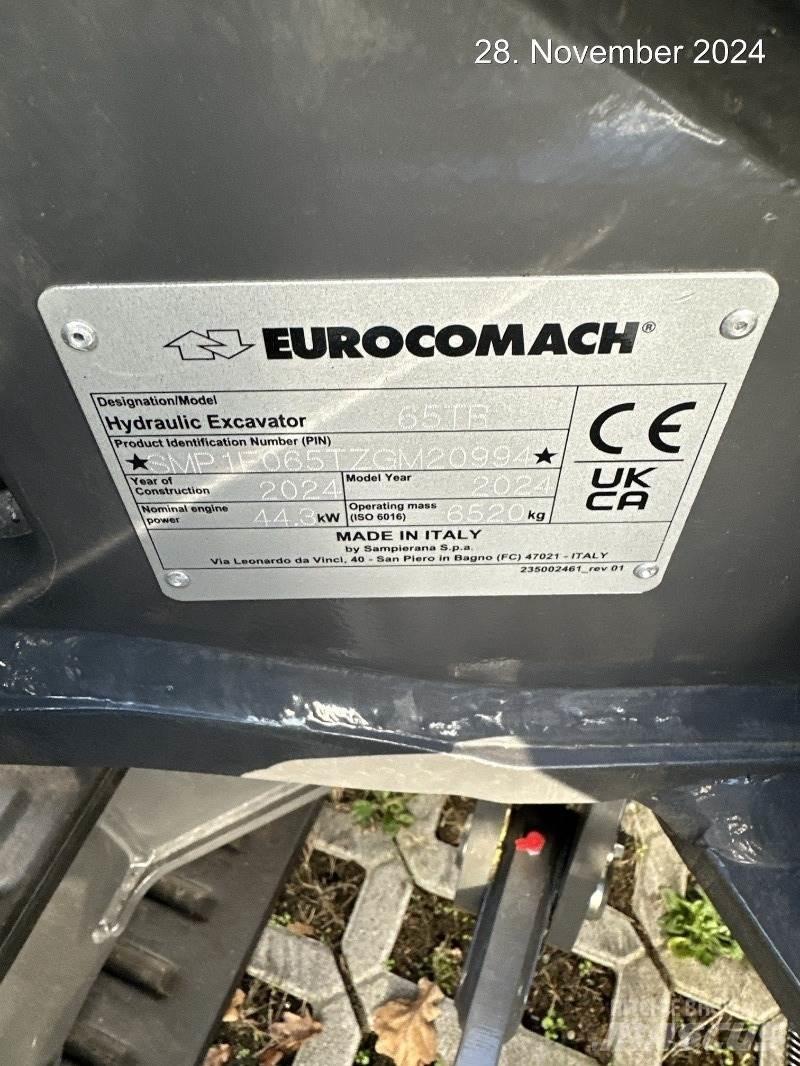 Eurocomach 65TR Mini rýpadla < 7t