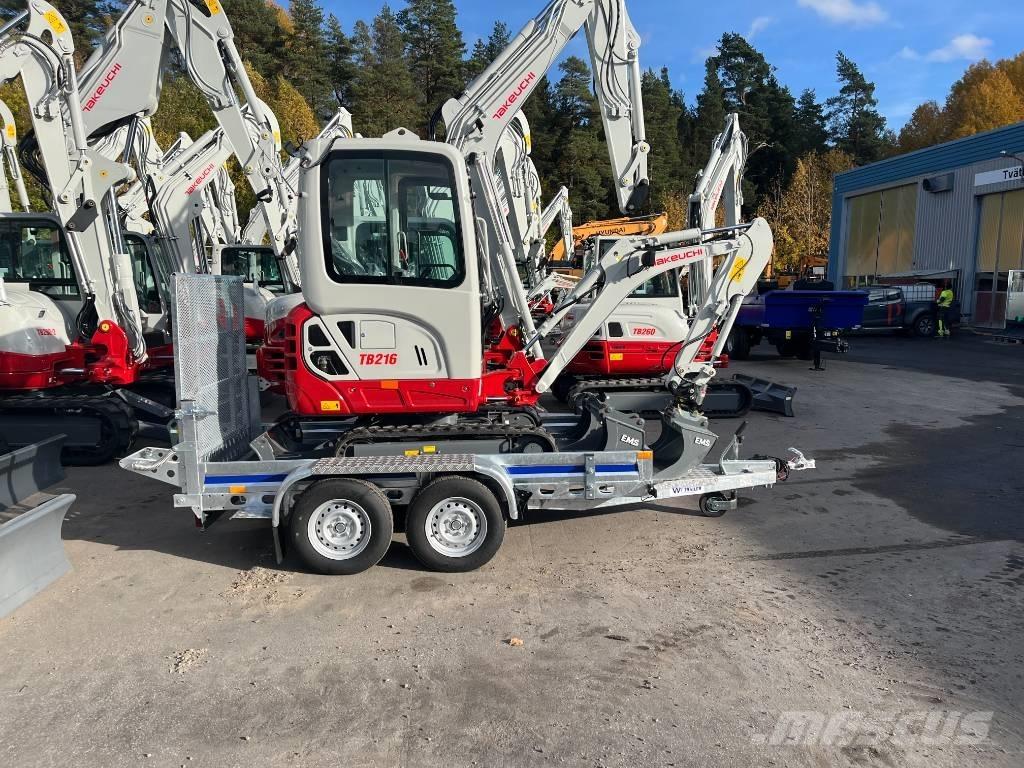 Takeuchi TB 216A Mini rýpadla < 7t
