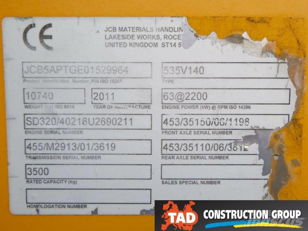 JCB 535-140 Hiviz Teleskopické manipulátory