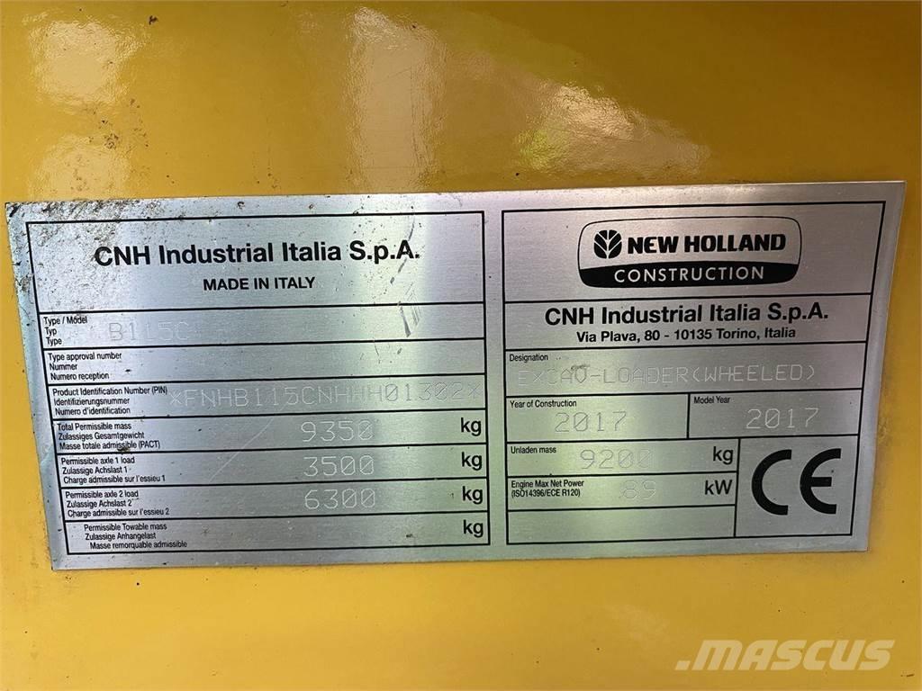 New Holland LB115 Rýpadlo-nakladače