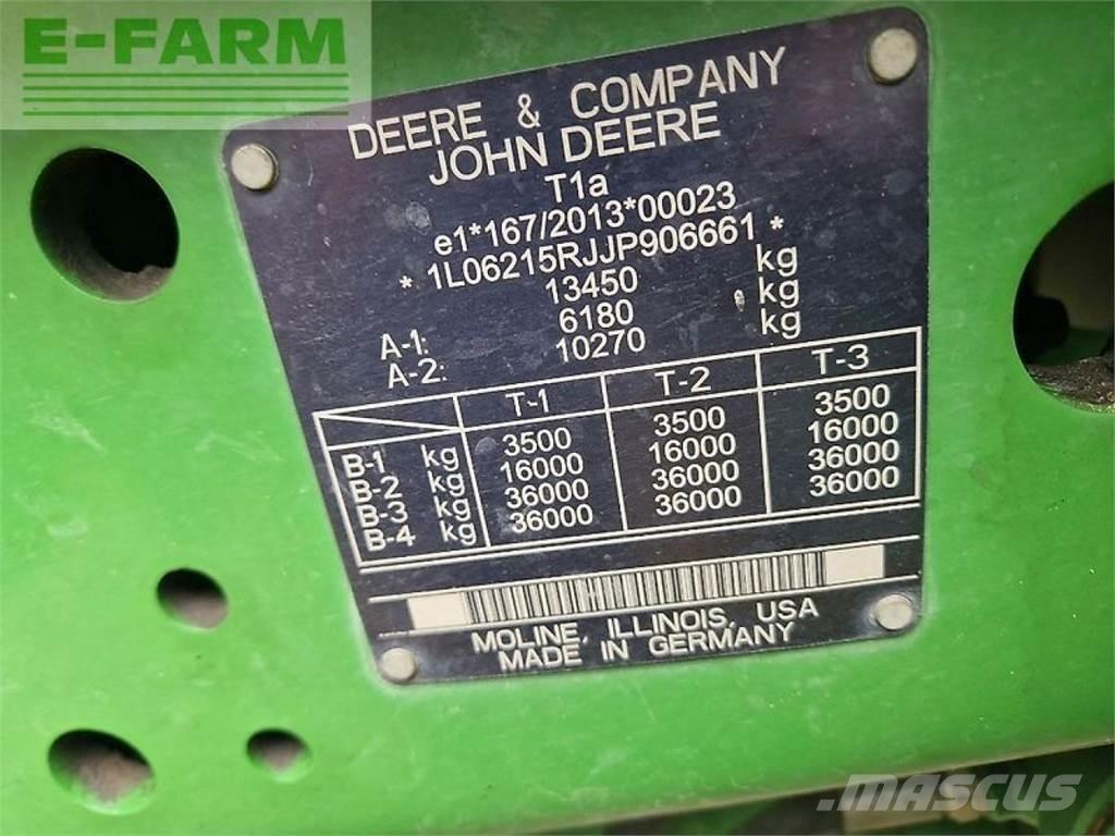 John Deere 6215r Traktory