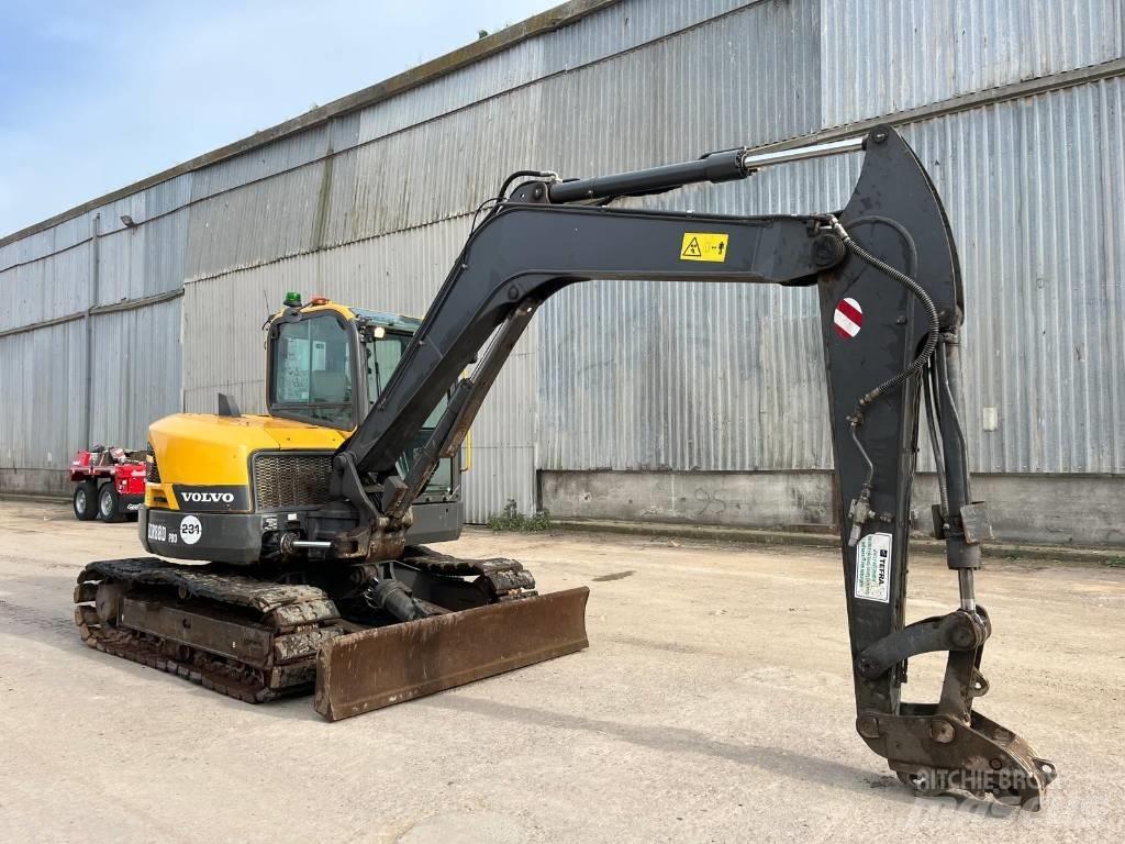 Volvo ECR 88 D Midi rýpadla 7t - 12t
