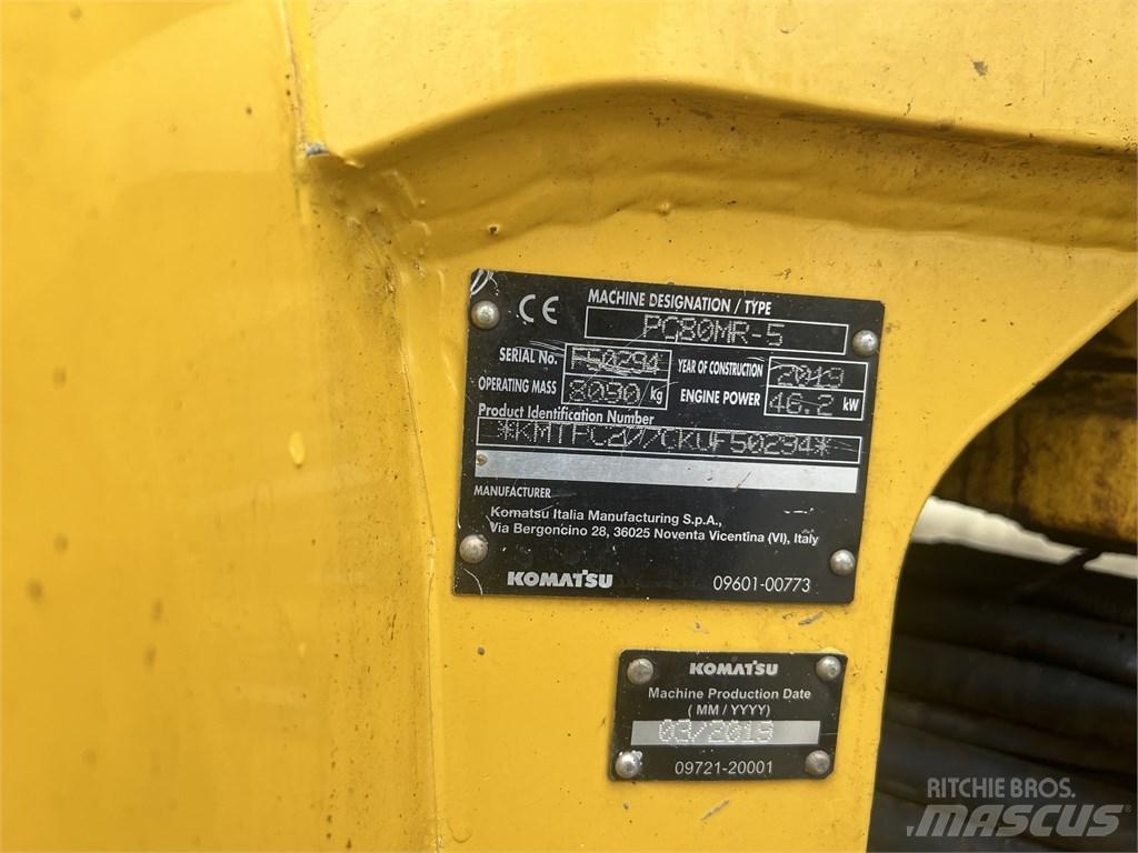 Komatsu PC 80 MR Midi rýpadla 7t - 12t