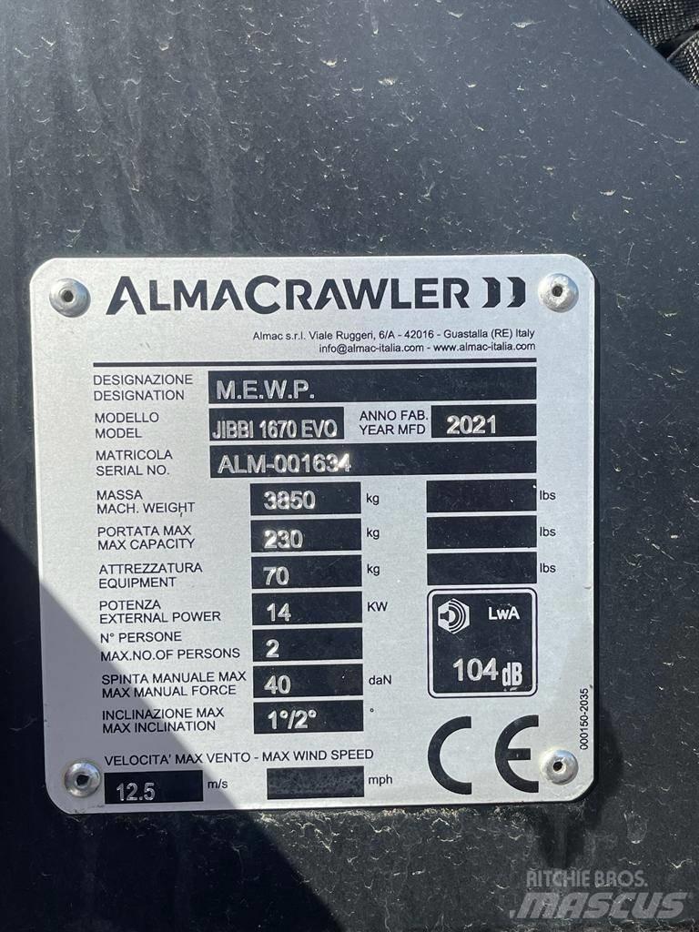 Almac Jibbi 1670 evo Další zvedače a plošiny