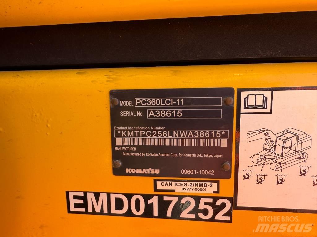 Komatsu PC360LCi-11 Pásová rýpadla