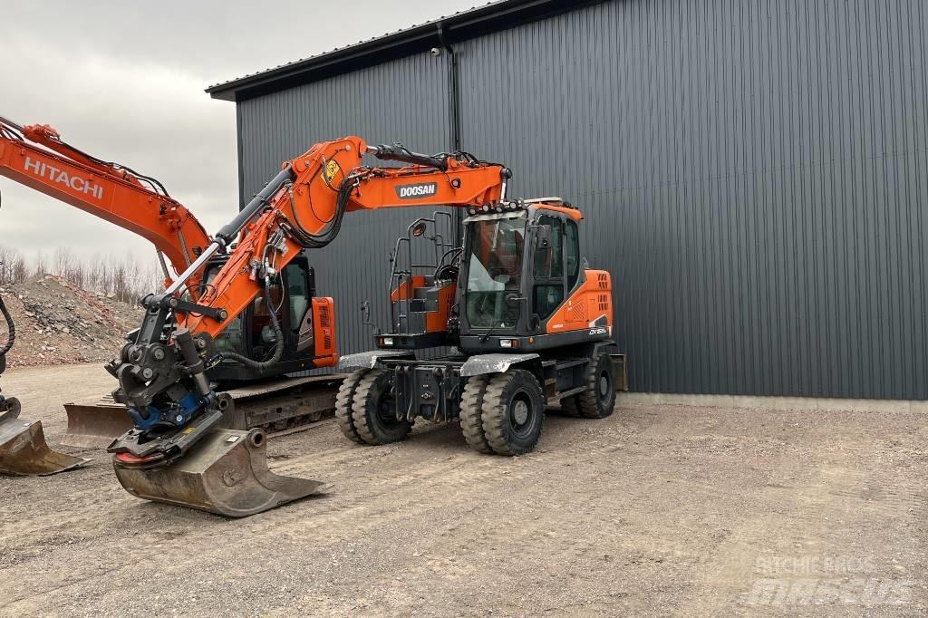 Doosan DX 165 W-5 Kolová rýpadla