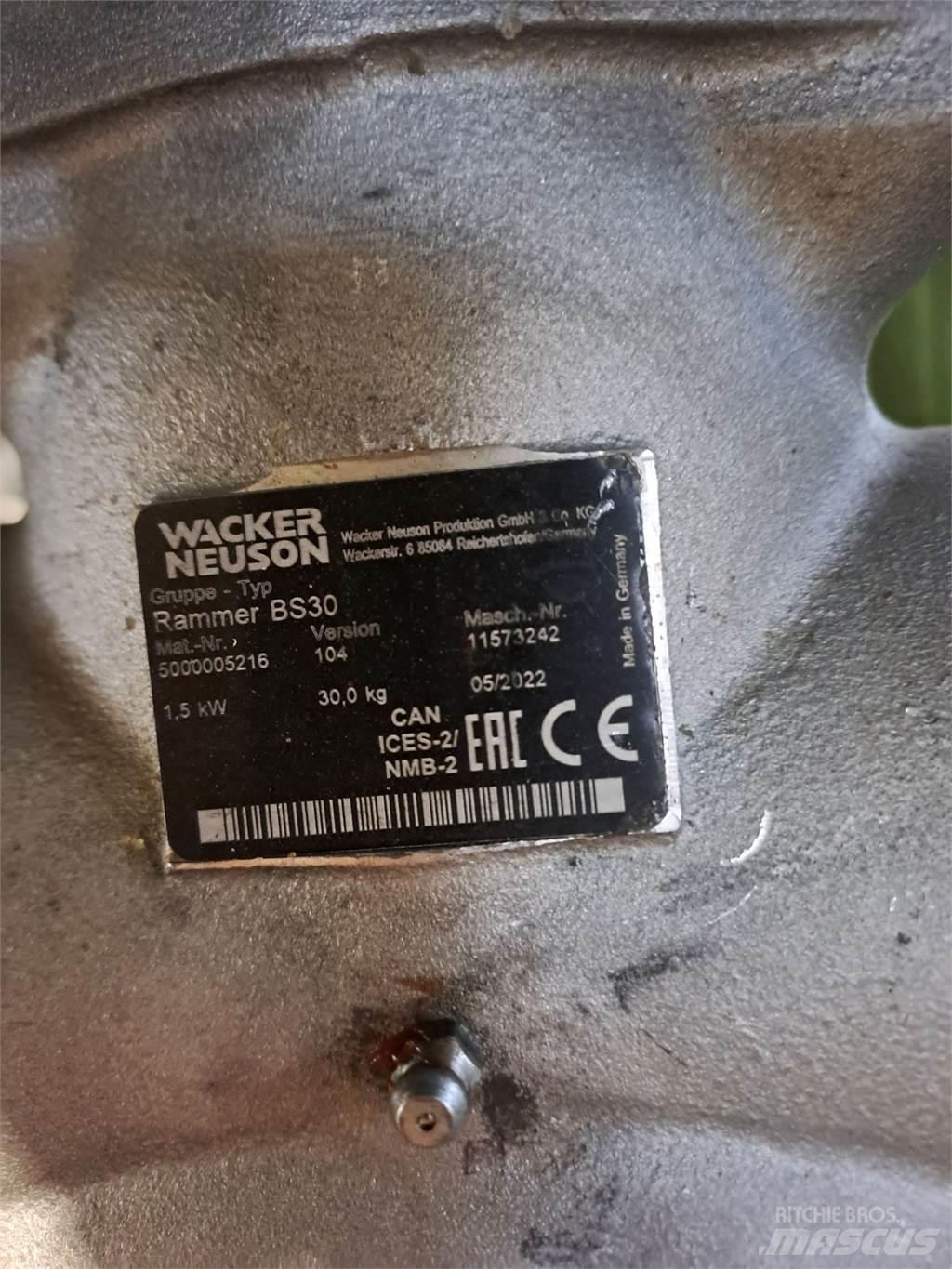 Wacker Neuson BS30 Vibrační pěchy