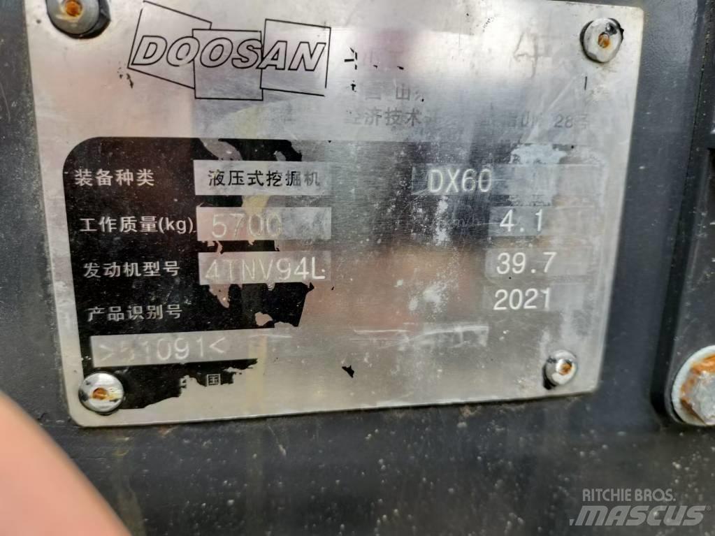 Doosan DX 60 Mini rýpadla < 7t