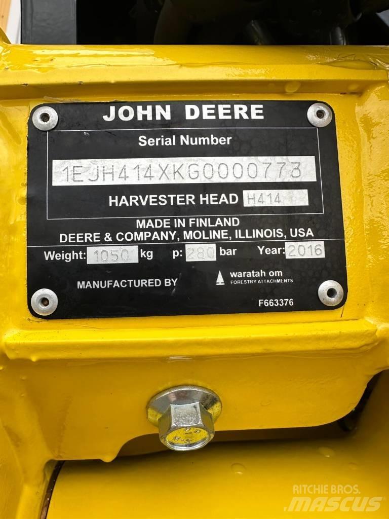 John Deere H 414 Těžební hlavy