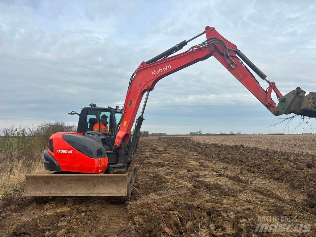Kubota KX 80-4 Midi rýpadla 7t - 12t
