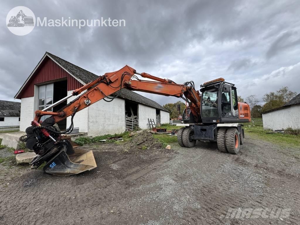 Hitachi ZX 140 W-3 Kolová rýpadla