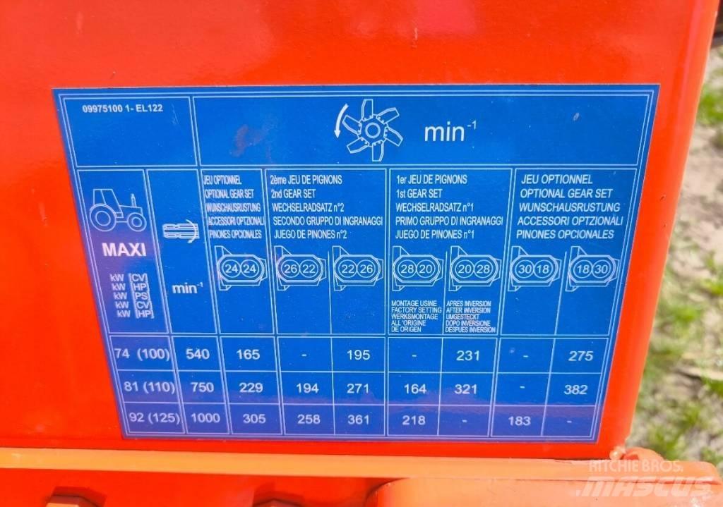 Kuhn EL 122-250 Rotační brány a půdní frézy