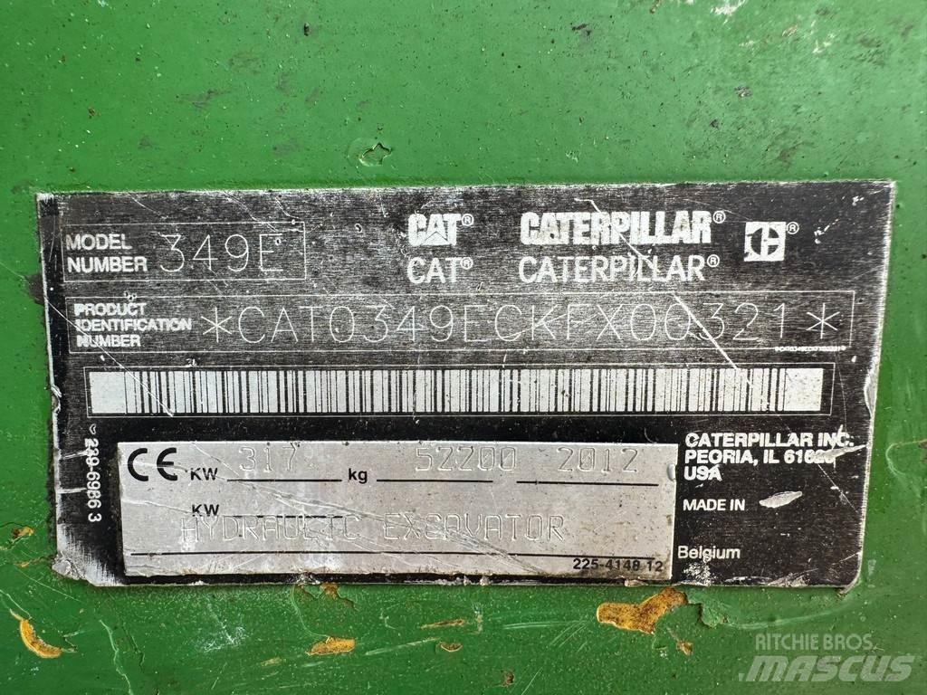 CAT 349E Pásová rýpadla