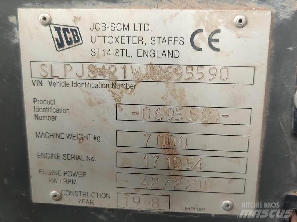 JCB JS70 Midi rýpadla 7t - 12t