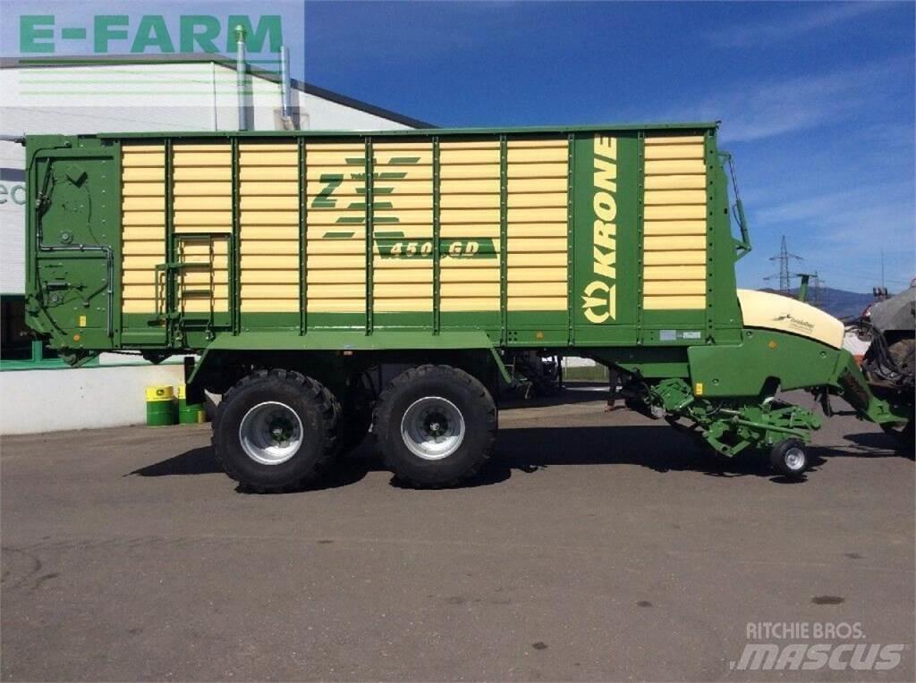 Krone zx 450 gd Obilné návěsy