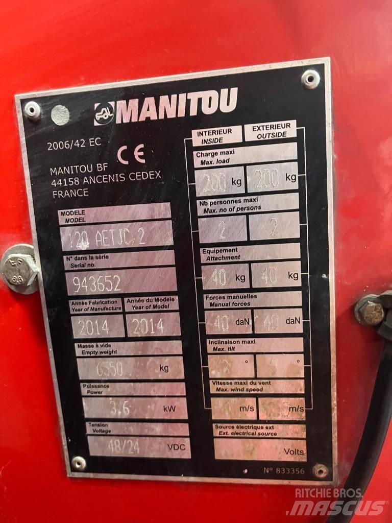 Manitou 120 AET JC Kloubové plošiny
