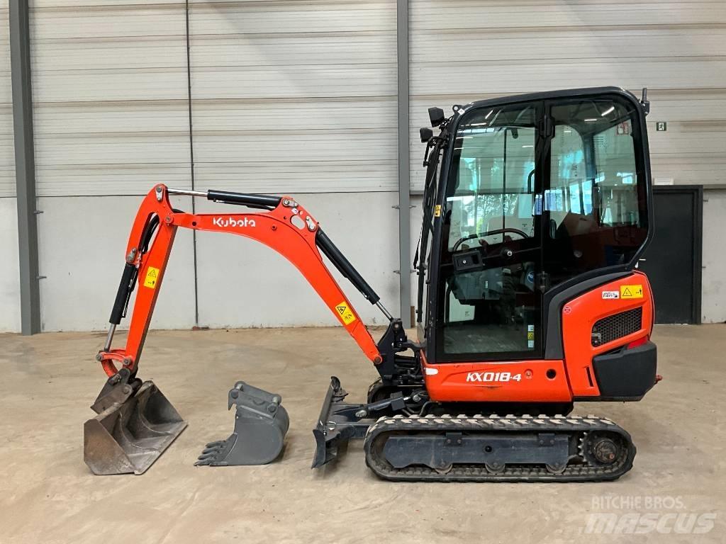 Kubota KX 018-4 Mini rýpadla < 7t