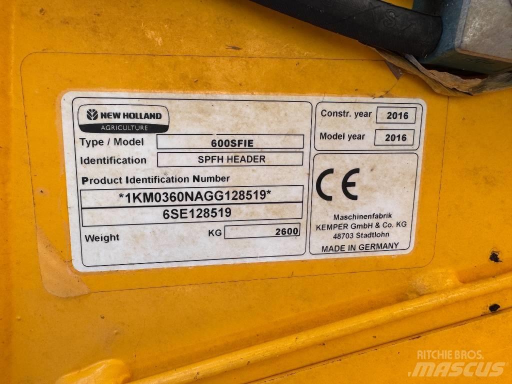 Kemper 600 SFIE Kombajnové hlavice