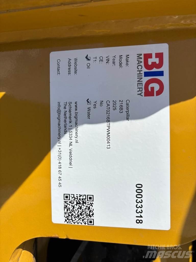 CAT 216B3 Kolové nakladače