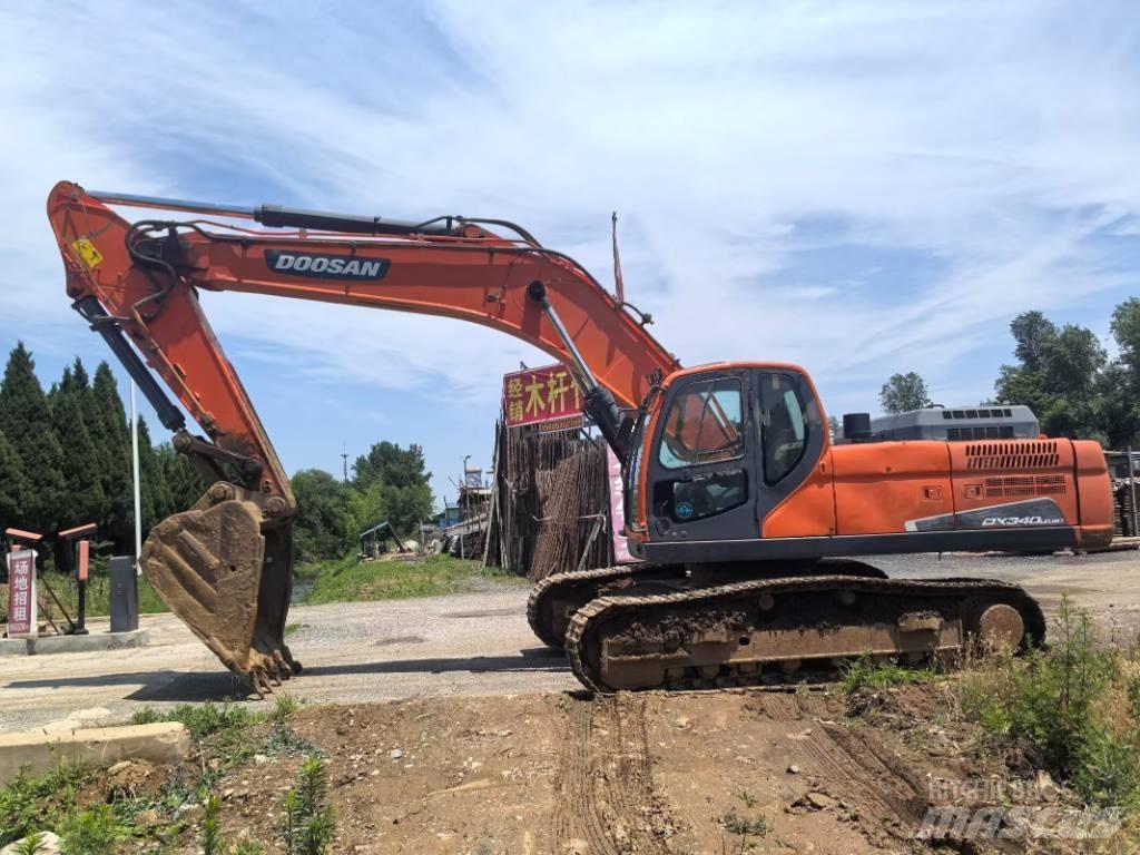 Doosan DX 340 LC-9C Pásová rýpadla