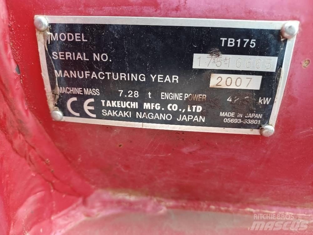 Takeuchi TB175 Midi rýpadla 7t - 12t