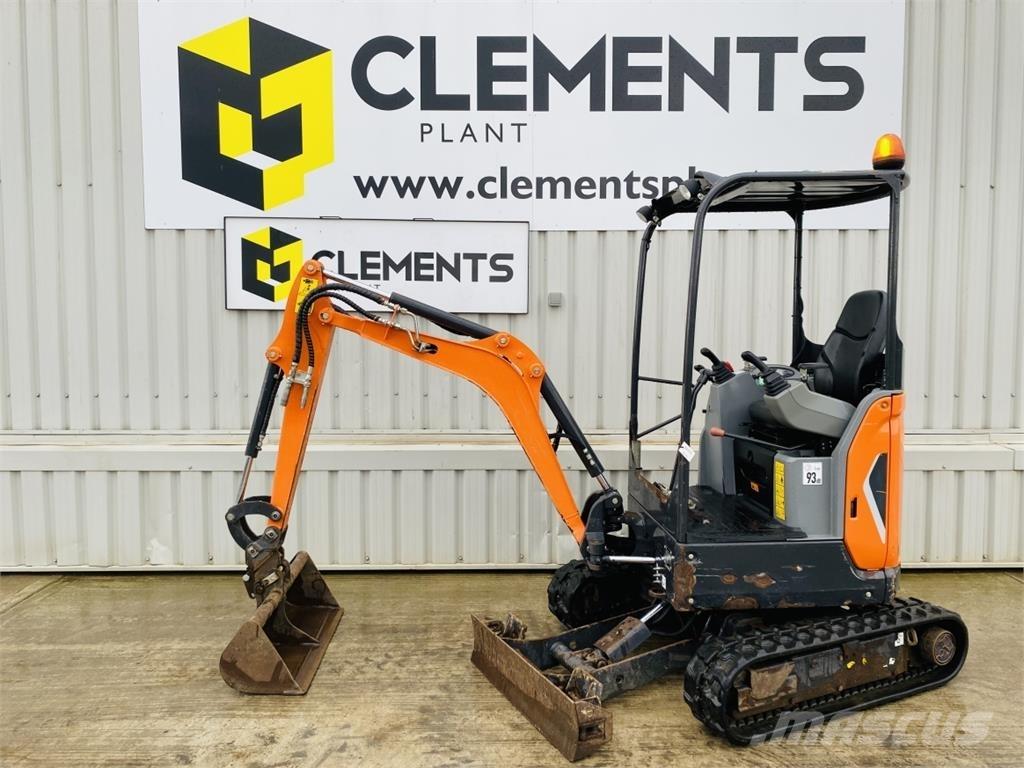 Doosan DX17Z Mini rýpadla < 7t