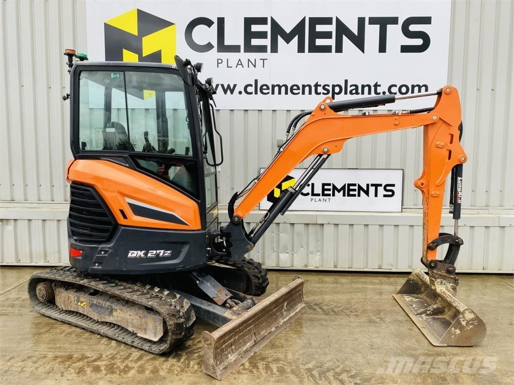 Doosan DX27Z Mini rýpadla < 7t