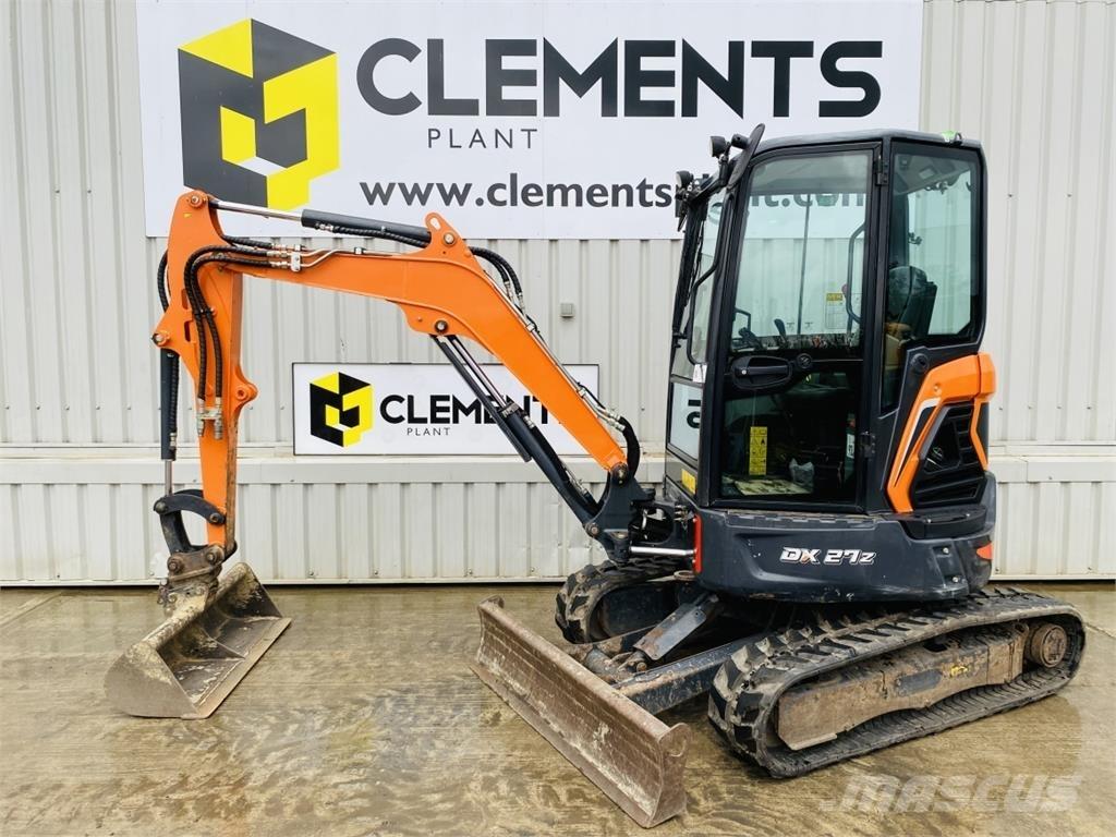 Doosan DX27Z Mini rýpadla < 7t